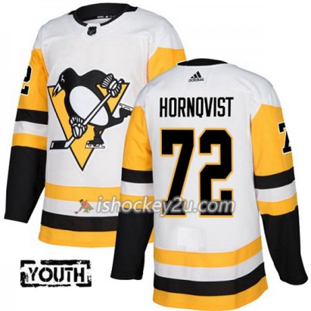 Børn NHL Pittsburgh Penguins Trøje Patric Hornqvist 72 Adidas 2017-2018 Hvid Authentic